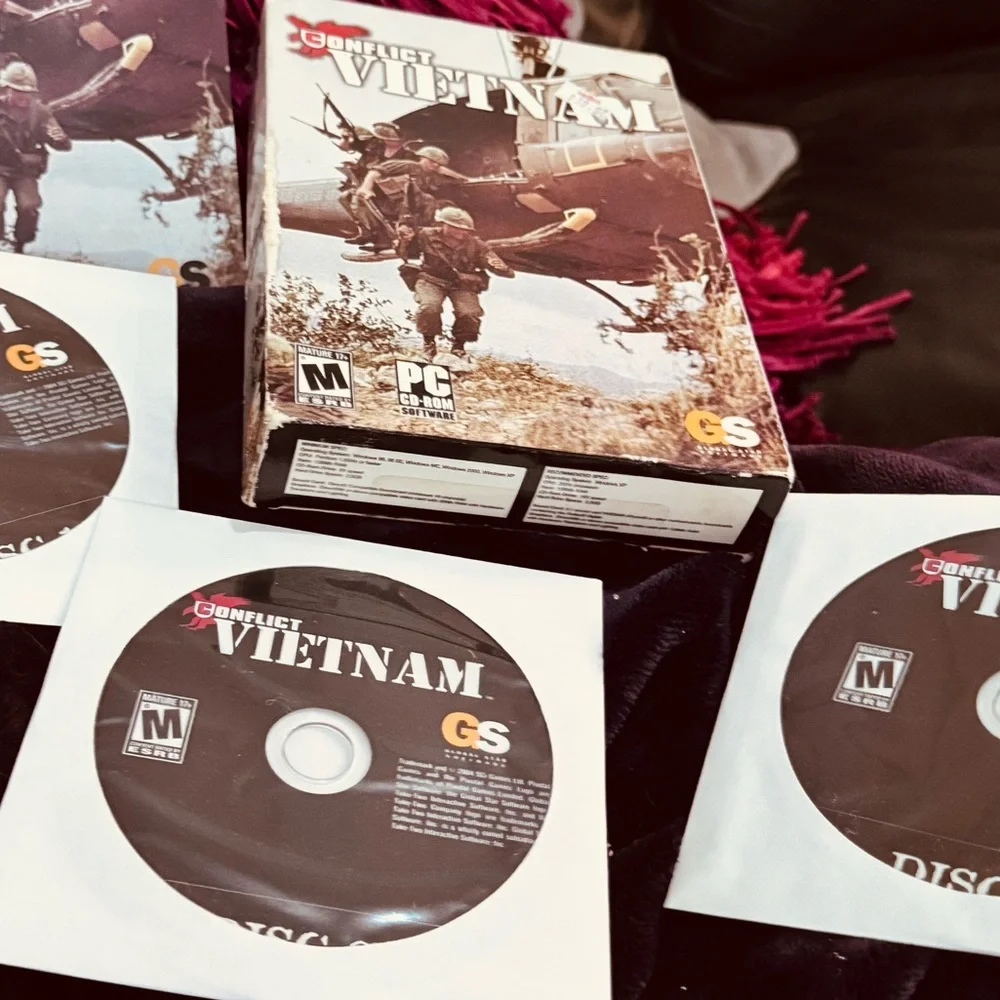 Conflict Vietnam PC CD-ROM 3 Game Discs
